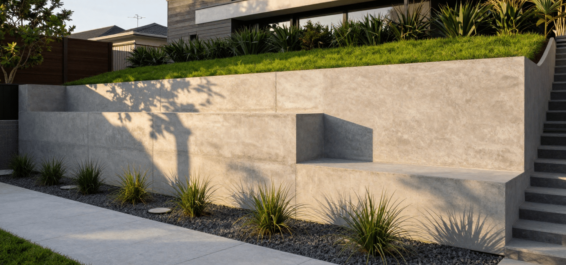 Concrete Retaining Walls